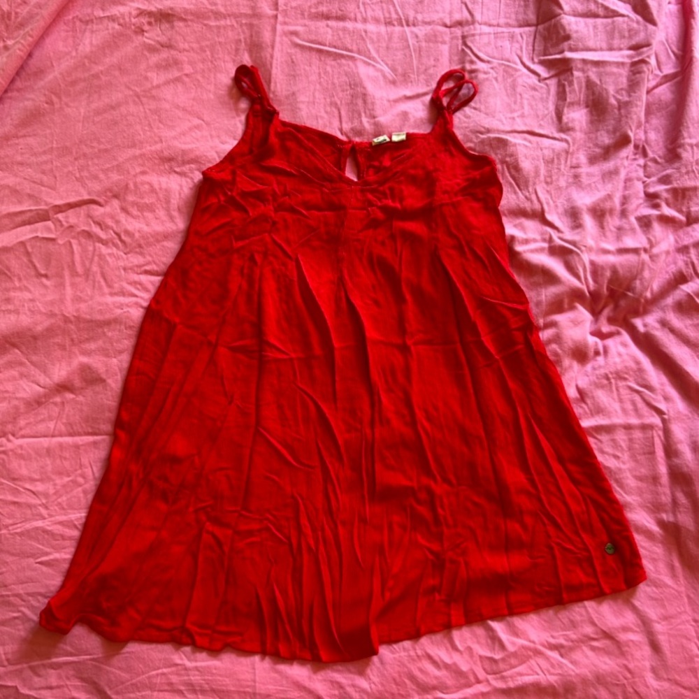 Roxy cherry red sundress, size medium